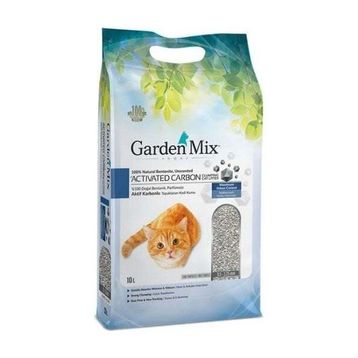 Garden Mix Aktif Karbonlu Topaklaşan Bentonit 10 lt Kedi Kumu
