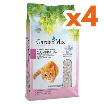 Garden Mix Bebek Pudralı Topaklaşan 5x4 lt Kedi Kumu