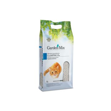 Garden Mix Kalın Taneli Topaklaşan Kokusuz 5 lt Doğal Kedi Kumu