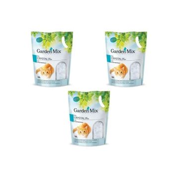 Garden Mix Kokulu Silika 3.8 lt 3 Adet Kedi Kumu