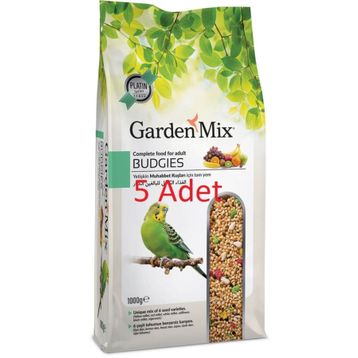 Garden Mix Platin Meyveli 5x1 kg Muhabbet Kuş Yemi