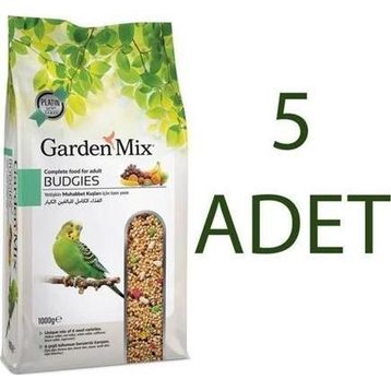 Garden Mix Platin Meyveli 5x1 kg Muhabbet Kuş Yemi