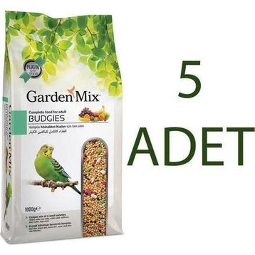 Garden Mix Platin Meyveli 5x1 kg Muhabbet Kuş Yemi
