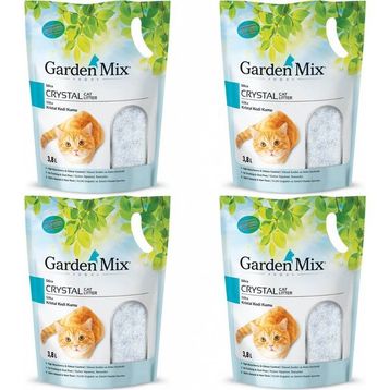 Garden Mix Silica Kristal 4x 3.8 lt Kedi Kumu