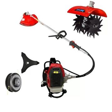 Garden Pro 520D Benzin Motorlu Tırpan ve 2+2 Baseh Çapalama Aparatı