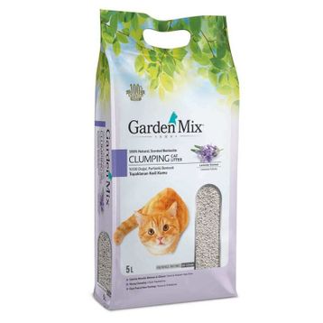 Gardenmix 5 lt Bentonit Hızlı Topaklanan Lavanta İnce Kedi Kumu