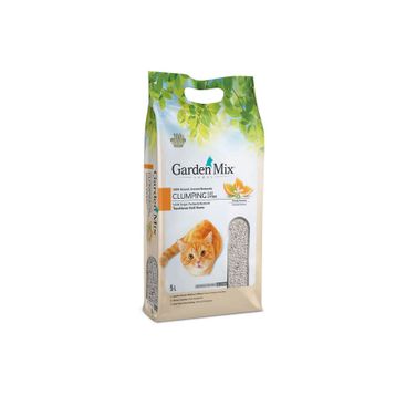 Gardenmix İnce Taneli Topaklaşan Portakallı Doğal 5 lt Kedi Kumu