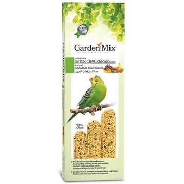Gardenmix Meyveli 3 Adet Muhabbet Kuşu Krakeri