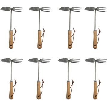 Gardenwind P32219A Natural 8'li Tırmık ve Çapa