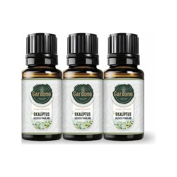 Gardone 10 ml Okaliptüs Uçucu Yağı Buhurdanlık Ortam Kokusu (3 adet)