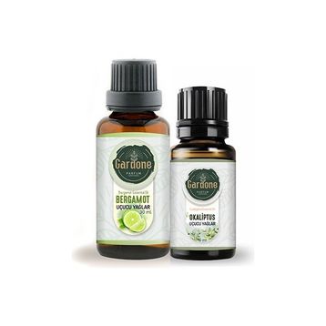 Gardone 30 ml Bergamot Uçucu Buhurdanlık Koku Yağı + 10 ml Okaliptüs Yağı