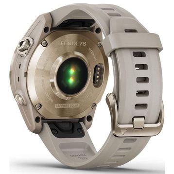 Garmin Fenix 7S Sapphire Solar - Cream Gold Titanyum Akıllı Multisport Saat