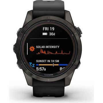 Garmin Fenix 7S Sapphire Solar Gri Akıllı Saat