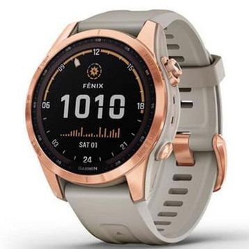 Garmin Fenix 7S Solar Rose Gold Kum Rengi Akıllı Saat