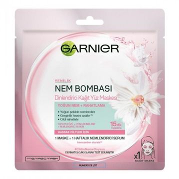 Garnier 28 gr Nem Bombası Dinlendirici Maske