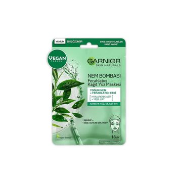 Garnier 28 gr Nem Bombası Ferahlatıcı Kağıt Yüz Maskesi