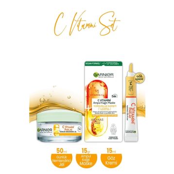 Garnier 2x50 ml C Vitamini Parlak Günlük Nemlendirici Jel