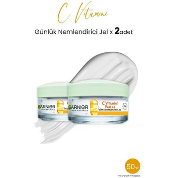 Garnier 2x50 ml C Vitamini Parlak Günlük Nemlendirici Jel