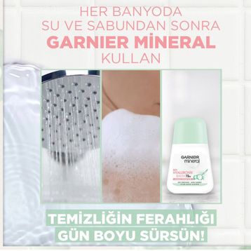 Garnier 3'lü Mineral Hyaluronik Bakım Roll-On Seti