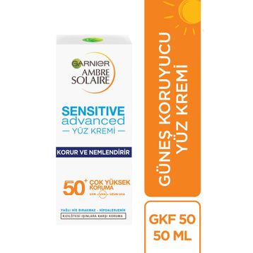 Garnier 50 ml Spf50+ Güneş Koruyucu Yüz Kremi