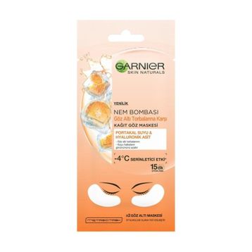 Garnier 6 gr Nem Bombası Göz Altı Torbalarına Karşı Kağıt Göz Maskesi
