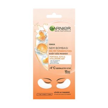 Garnier 6 gr Nem Bombası Göz Altı Torbalarına Karşı Kağıt Göz Maskesi