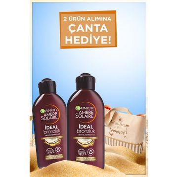 Garnier Ambre Solaire Ideal Bronzluk 2x200 ml Bronzlaştırıcı Yağ