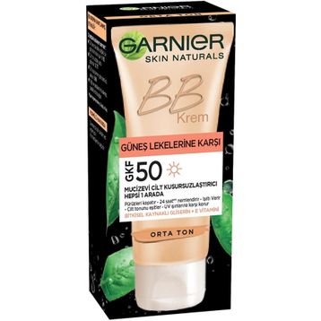 Garnier BB Krem GFK 50 Orta Ton Güneş Lekelerine Karşı Koruyucu