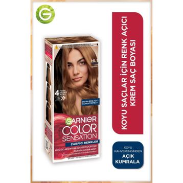 Garnier Çarpıcı Renkler HL1 Açık Kumral Renk Açıcı Krem Saç Boyası