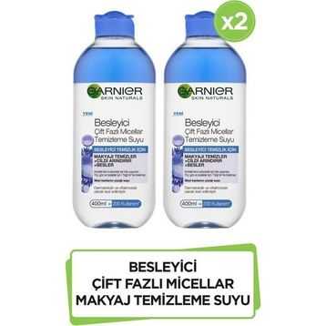 Garnier Çift Fazlı Micellar 2x400 ml Makyaj Temizleme Suyu