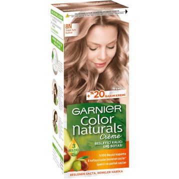 Garnier Color Naturals Doğal Açık Kumral No: 8N Saç Boyası