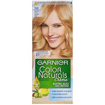 Garnier Color Naturals Ekstra Açık Doğal Sarı No:1.10 99 ml Krem Saç Boyası