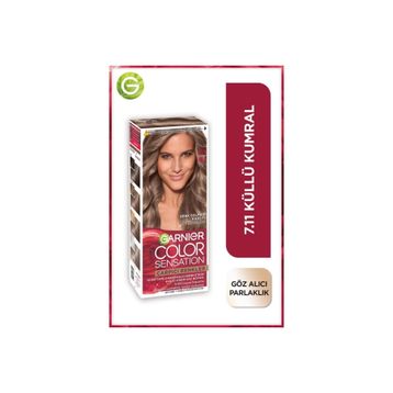 Garnier Color Sensation 7.11 Küllü Kumral 40 ml Krem Saç Boyası