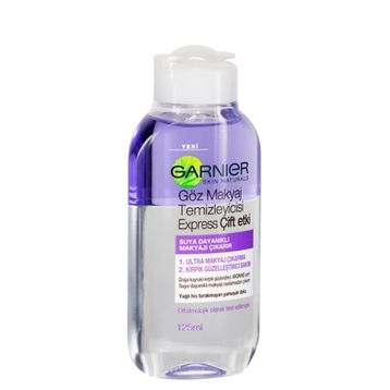 Garnier Express Çift Etkili 2x125 ml Göz Makyaj Temizleyicisi