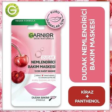 Garnier Kiraz Dudak Nemlendirici Bakım Maskesi