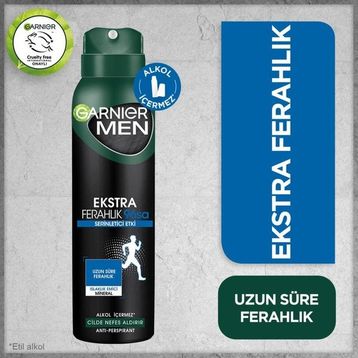 Garnier Men Ekstra Ferahlık 150 ml Sprey Deodorant
