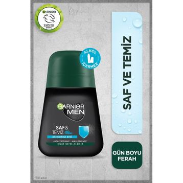 Garnier Men Saf Ve Temiz 50 ml Roll On Deodorant