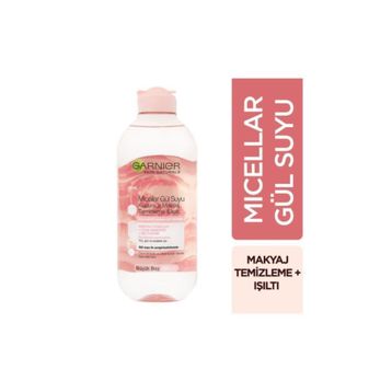 Garnier Micellar Gülsuyu 2x400 ml Kusursuz Makyaj Temizleme Suyu