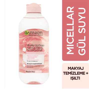 Garnier Micellar Gülsuyu 2x400 ml Kusursuz Makyaj Temizleme Suyu