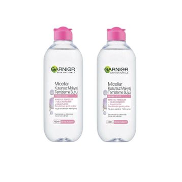 Garnier Micellar Gülsuyu 2x400 ml Kusursuz Makyaj Temizleme Suyu