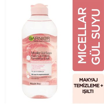 Garnier Micellar Gülsuyu 2x400 ml Kusursuz Makyaj Temizleme Suyu
