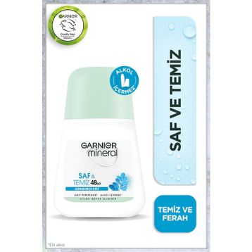 Garnier Mineral Saf Ve Temiz 50 ml Roll-on Deodorant