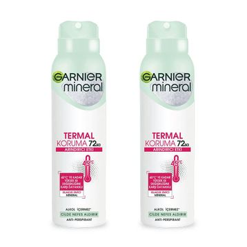 Garnier Mineral Termal Koruma 2'li Sprey Deodorant Seti