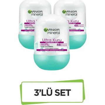Garnier Mineral Ultra Kuru 3x50 ml Roll-On