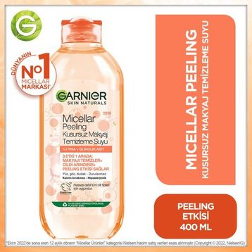 Garnier Peeling Micellar Kusursuz 400 ml Makyaj Temizleme Suyu