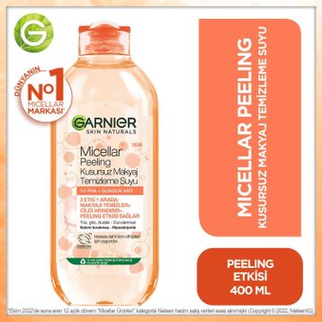 Garnier Peeling Micellar Kusursuz 400 ml Makyaj Temizleme Suyu