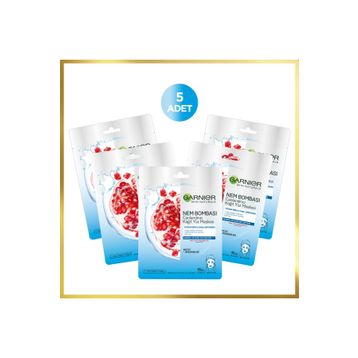 Garnier Skin 5'li Canlandırıcı Kağıt Maske