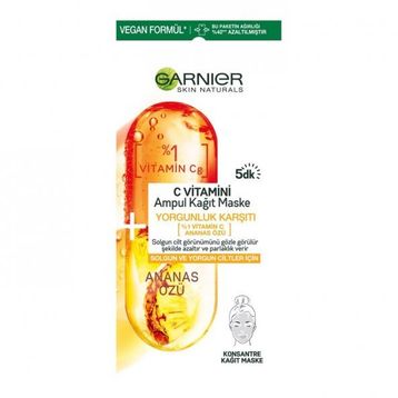 Garnier Skin Naturals C Vitamini Ampul Kağıt Maske
