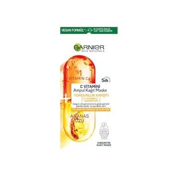 Garnier Skin Naturals C Vitamini Ampul Kağıt Maske
