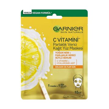 Garnier Skin Naturals C Vitamini Serum Kağıt Maske